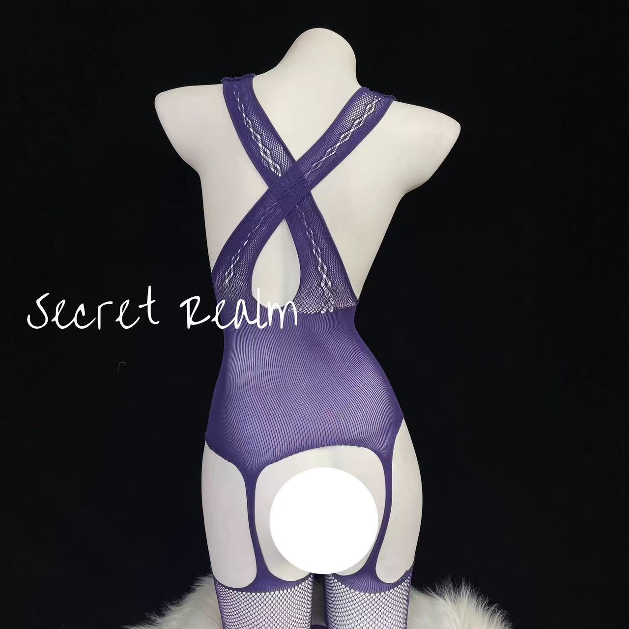 Sexy lingerie purple