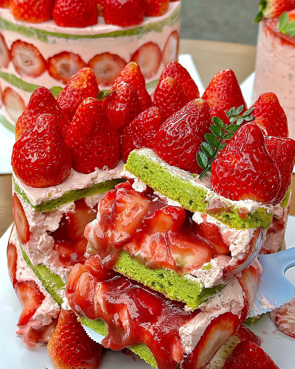strawberry cake