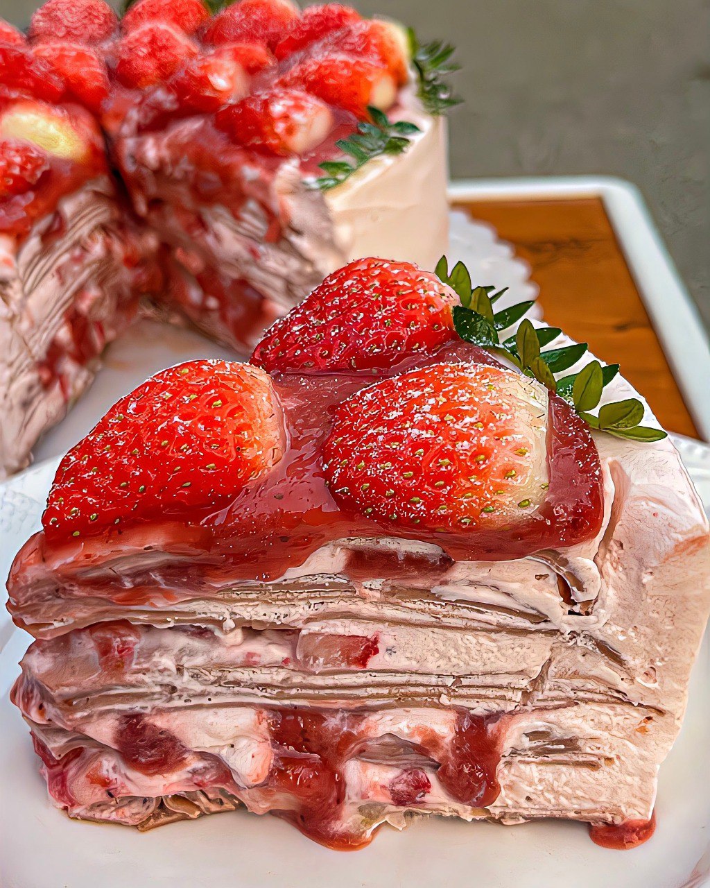 strawberry cake